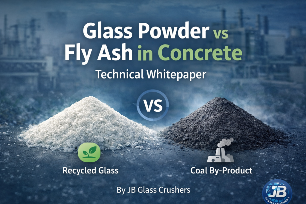 Glass Powder vs Fly Ash