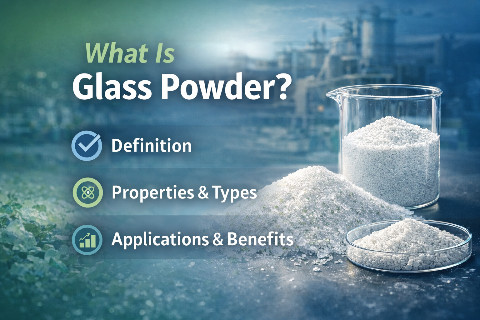 Glass Powder - Uses, Properties & Industrial Applications