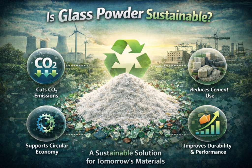 Is Glass Powder Sustainable?