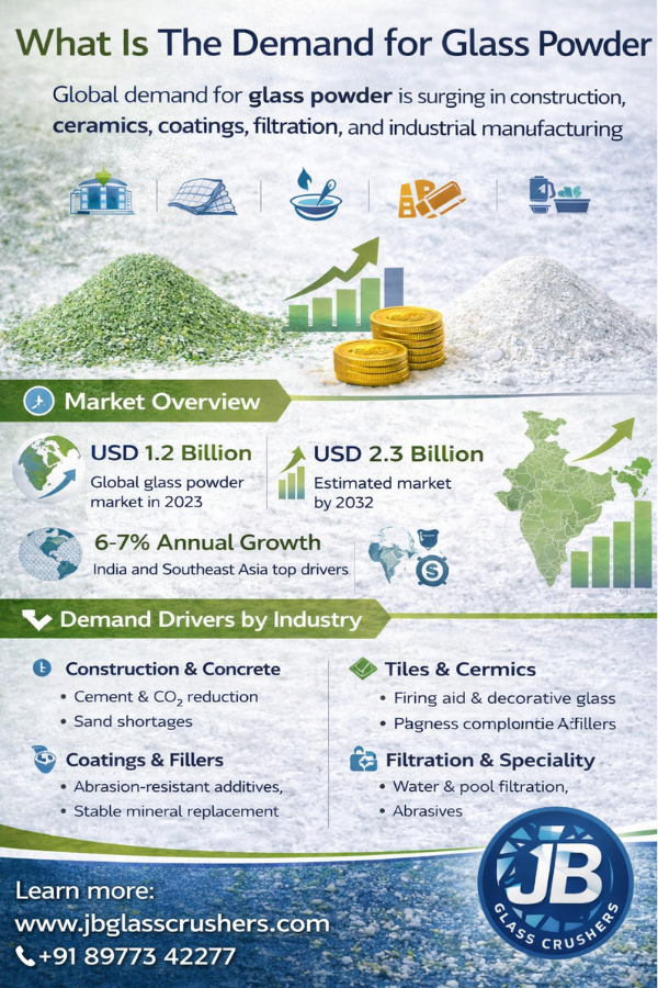 Demand for Glass Powder