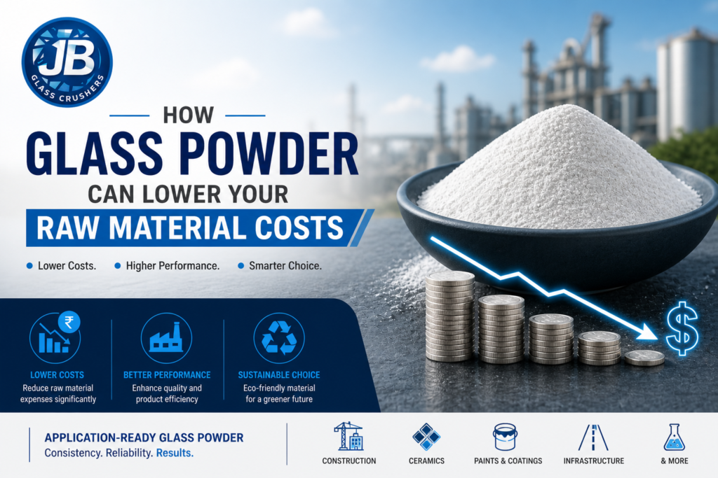 Glass Powder Can Lower Your Raw Material Costs