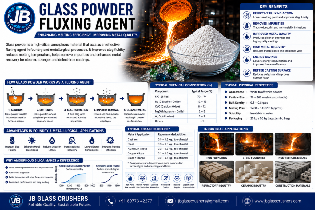 Glass-Powder-as-a-Fluxing-Agent-Improving-Melting-Efficiency-Slag-Control