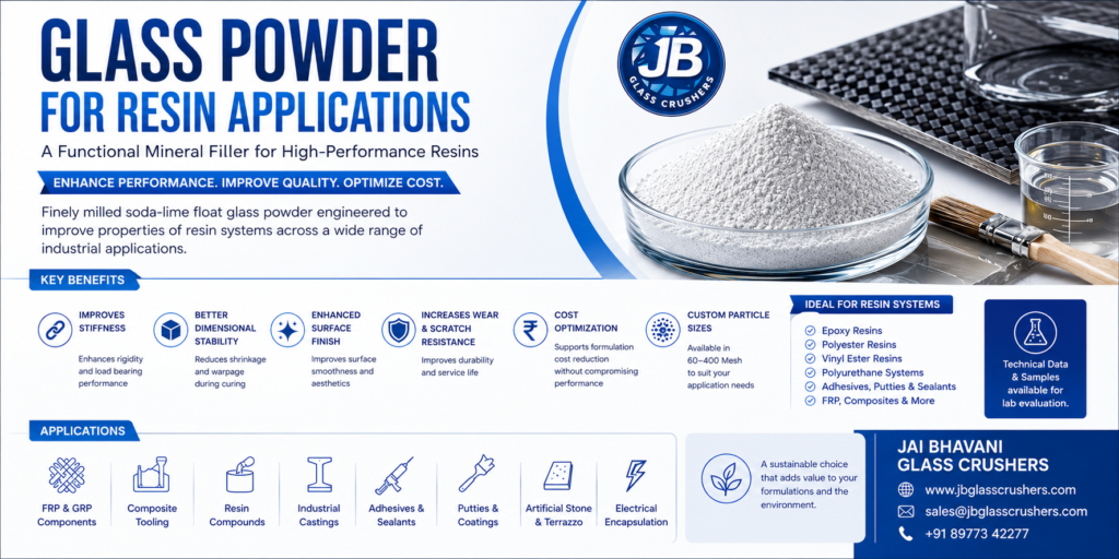 Glass Powder in Resin Systems